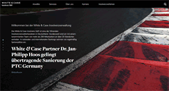 Desktop Screenshot of inso.whitecase.com